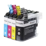 Brother LC203/201XL Compatible Ink Cartridge 4-Piece Combo Pack