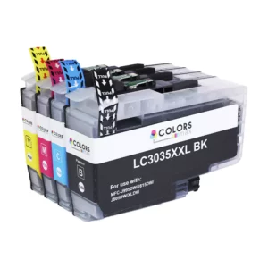 Brother LC3035XXL Compatible Ink Cartridge 4-Piece Combo Pack
