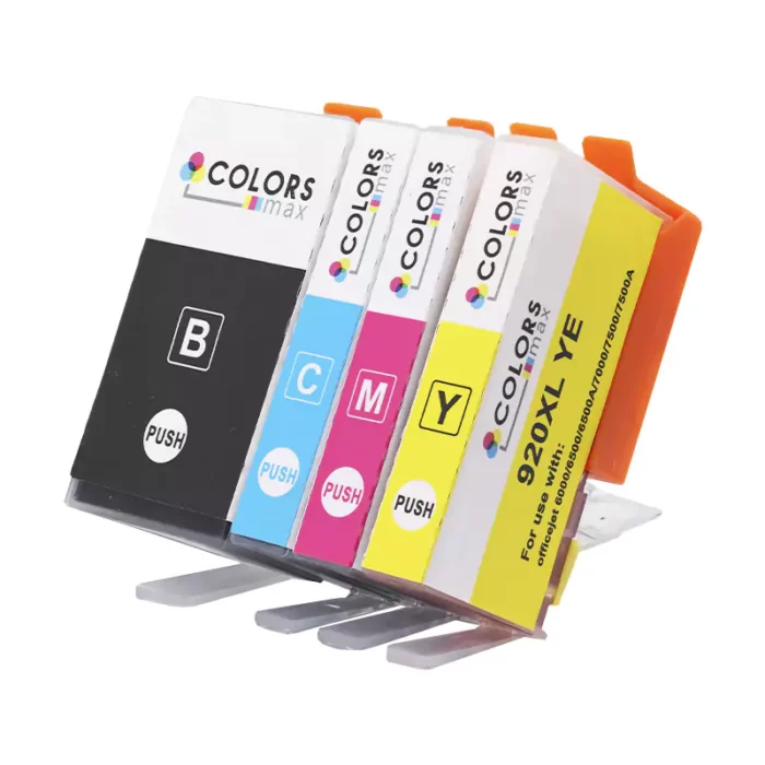 HP 920XL Compatible Ink Cartridge 4-Piece Combo Pack