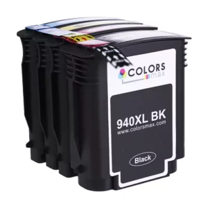HP 940XL Compatible Ink Cartridge 4-Piece Combo Pack